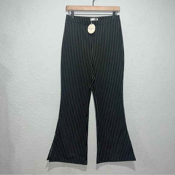 Patrizia Luca Flare Leg Pinstripe Pants - Picture 3 of 6